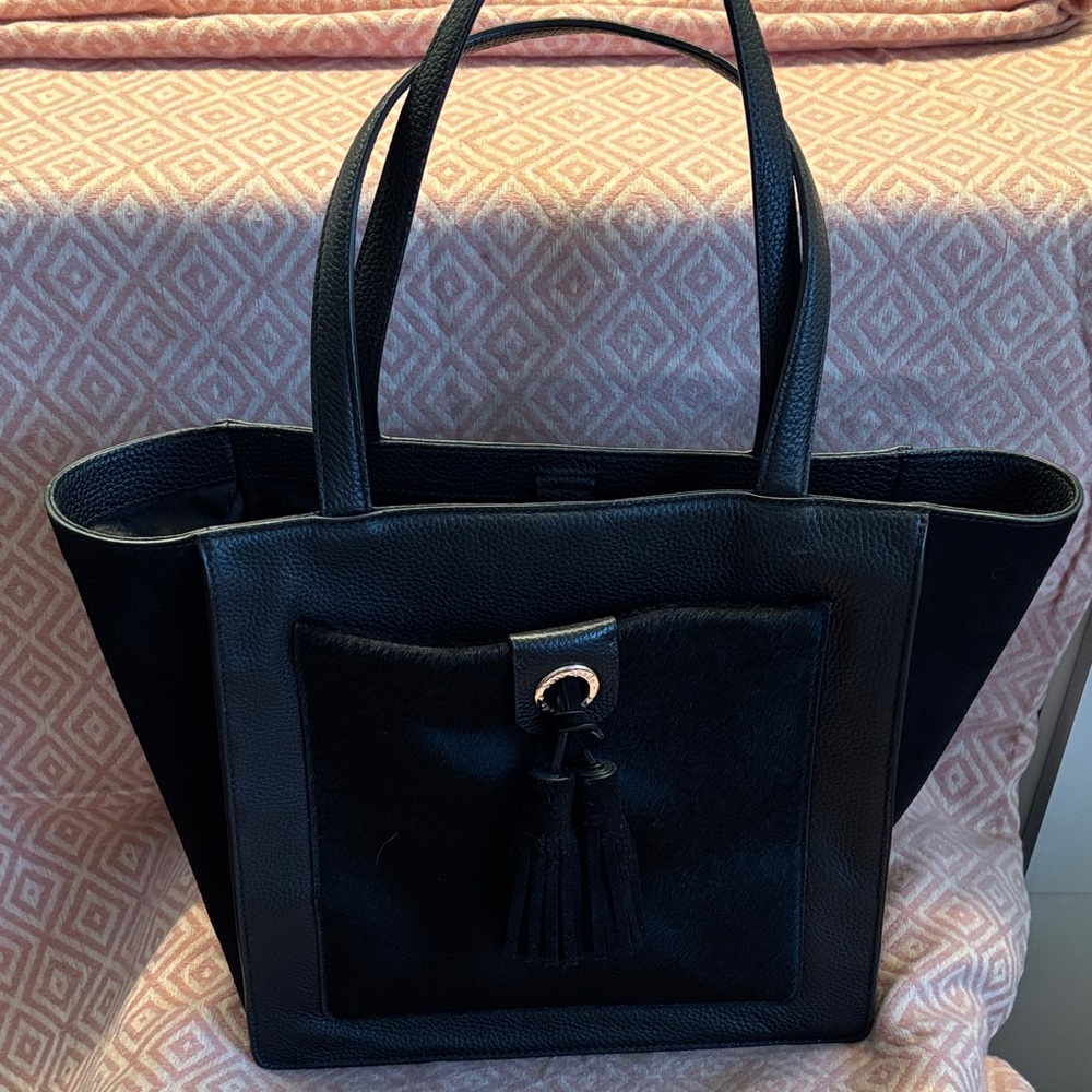 Elegant Black Tote Bag